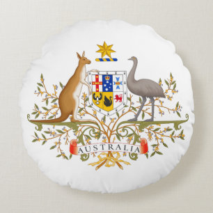 Coussins Ronds Armoiries de l'Australie