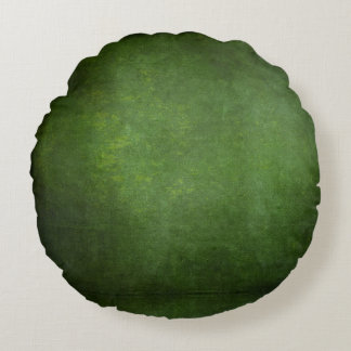 Coussins Ronds Arrière - plan de Grunge Ombre foncée - Vert