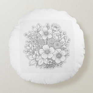 Coussins Ronds art de la composition florale
