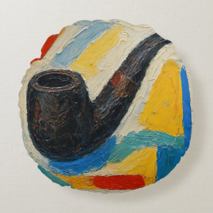 Coussins Ronds Art de la pipe (#7)