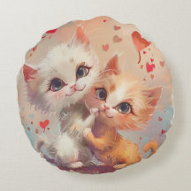 Art numérique de chats caricaturaux mignons