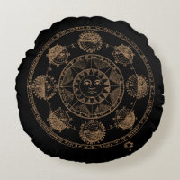 Astrologie vintage Roue Zodiaque