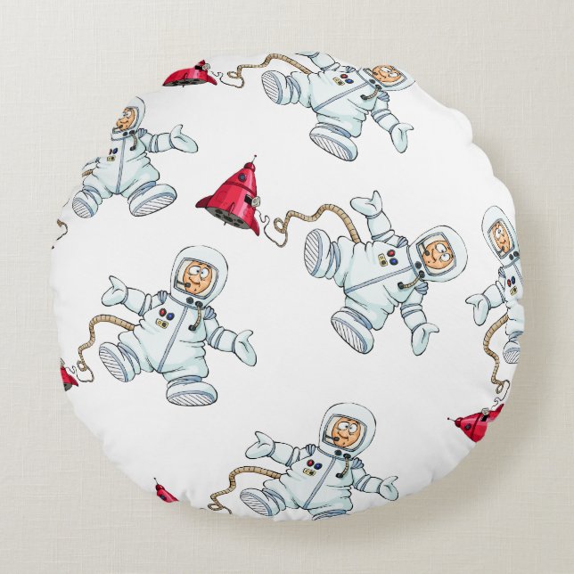 Coussins Ronds astronaute (Devant)