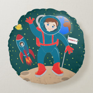 Coussins Ronds Astronaute