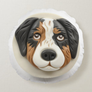 Coussins Ronds Australian Shepherd Dog 3D inspiré