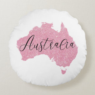 Coussins Ronds Australie Pays Couleur brillante