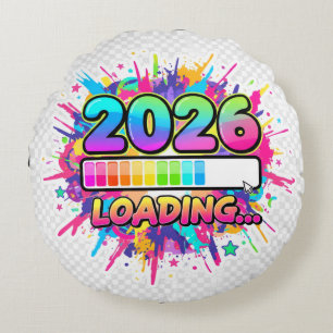 Coussins Ronds Autocollant barre de progression 2026 Chargement e