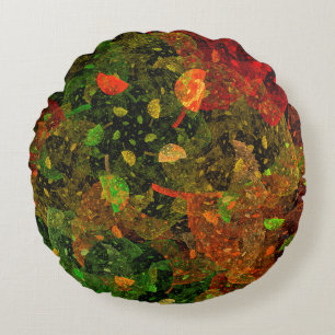 Coussins Ronds Autumn colorful decorative design