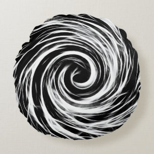 Coussins Ronds Avenir - carreau rond balayé de polyester (16")