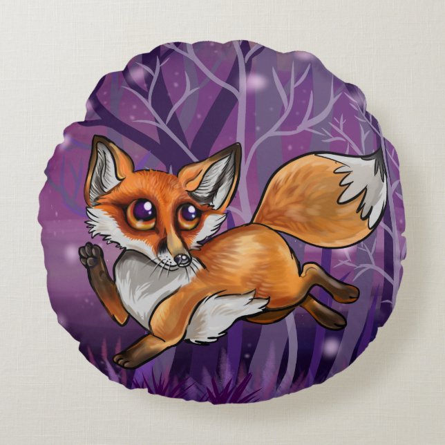 Coussins Ronds Baby Fox (Devant)