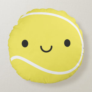 Coussins Ronds Bal de tennis de Kawaii