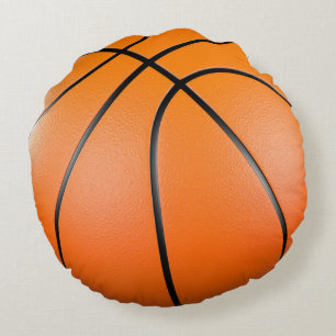 Coussins Ronds balle de basketball 3D
