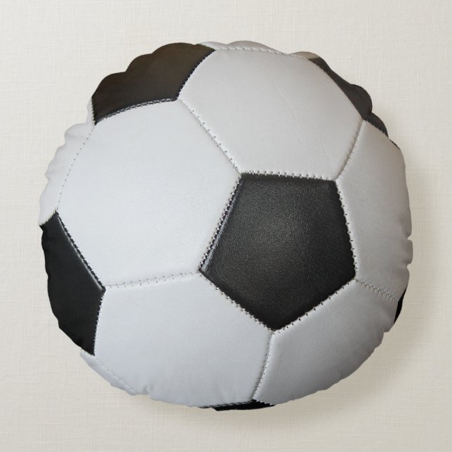 Coussins Ronds Ballon de football (Devant)