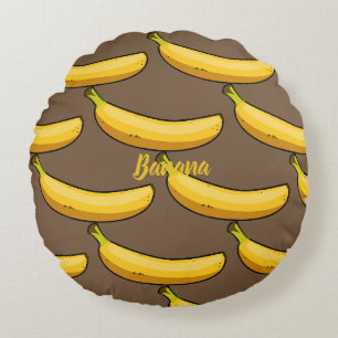 Coussins Ronds Banane de personnaliser