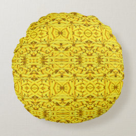 Coussins Ronds Bananes amusant 'Jaune'