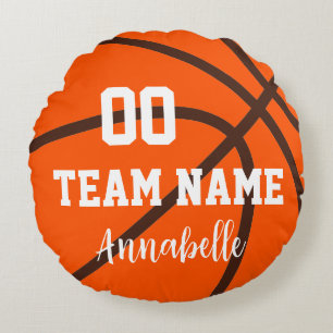 Coussins Ronds Basket-ball sportif personnalisé