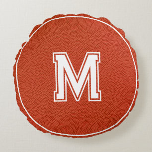 Coussins Ronds Basketball Texturé Sports