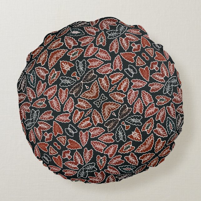 Coussins Ronds Batik Banten Simbut Round Pouf (Dos)