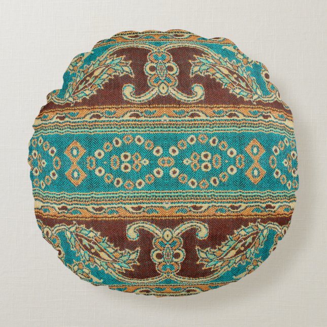 Coussins Ronds Beau, arabe, arabe, arabique, arabique, tissu arab (Devant)