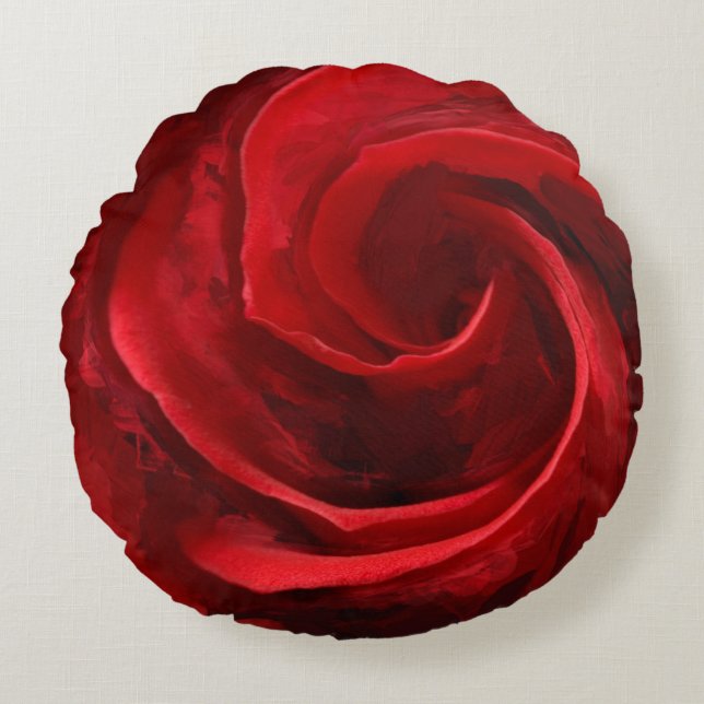 Coussins Ronds Beauté impeccable Polyester brossé Jeu d'oreiller (Devant)