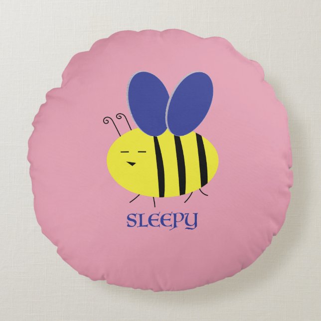 Coussins Ronds Bee Sleepy (Devant)