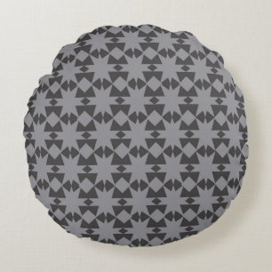 Coussins Ronds Belle technique de dessin motif batik que nous