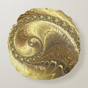 Coussins Ronds Belles nuances d'or