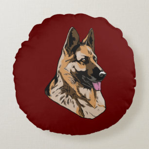 Coussins Ronds Berger Allemand Chien de Garde Génial