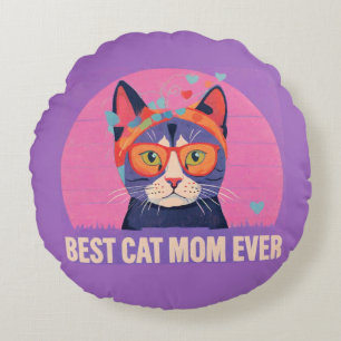 Coussins Ronds Best Cat Mom