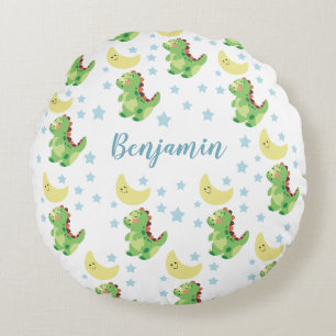 Coussins Ronds Bib bébé Dinosaur