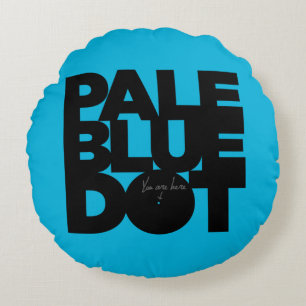 Coussins Ronds Bleu-clair