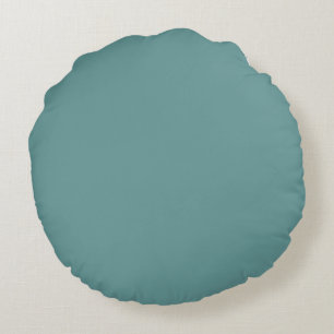 Coussins Ronds Bleu gris uni