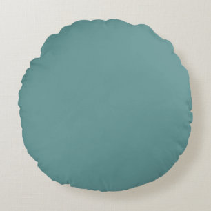Coussins Ronds Bleu gris uni