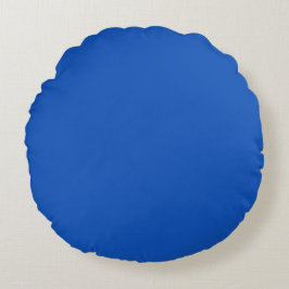 Coussins Ronds Bleu 🌈 Sapphire (#0F52BA) Bleu uni