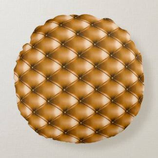 Coussins Ronds Blue Capitone Textile : Arrière - plan rétro