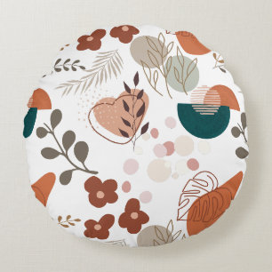 Coussins Ronds BOHO Motif esthétique A10