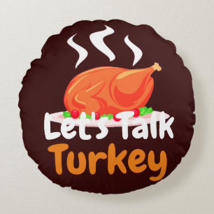 Coussins Ronds Bon thanksgiving Turquie Parlons de Turquie