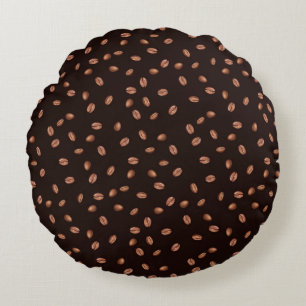 Coussins Ronds Bonheur des grains de café
