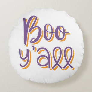Coussins Ronds Boo Y'all