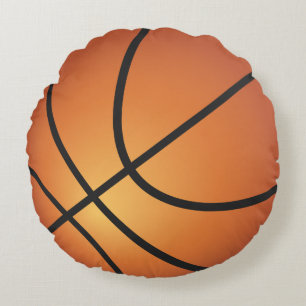 Coussins Ronds Boule fraîche de panier de basket-ball