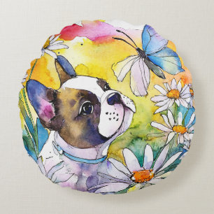 Coussins Ronds Bouledogue français