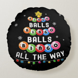 Coussins Ronds Boules de Bingo Bingo à tout prix