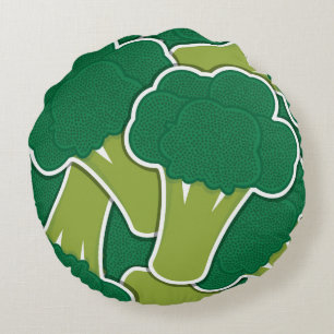 Coussins Ronds Brocoli