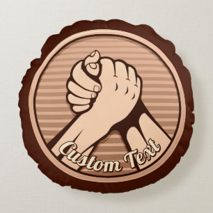 Coussins Ronds Bronze