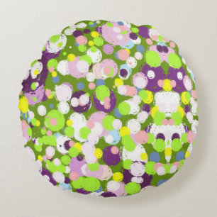 Coussins Ronds Bulles colorées