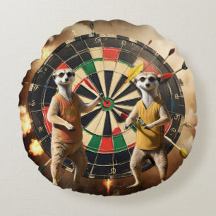 Coussins Ronds Bullseye Burrow : Meerkat Dart League,