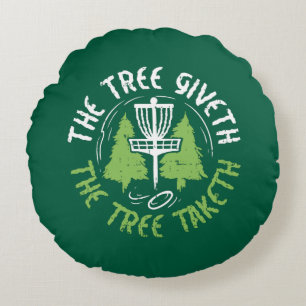 Coussins Ronds Cadeau pour joueur de Golf avec Disque