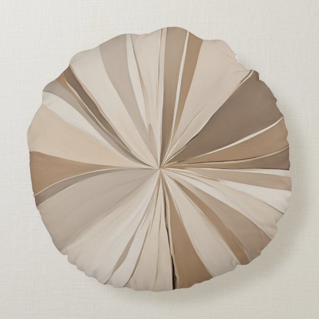 Coussins Ronds Café Taupe IA art (Dos)