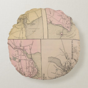 Coussins Ronds Camden, Wiscasset, Damariscotta, Newcastle