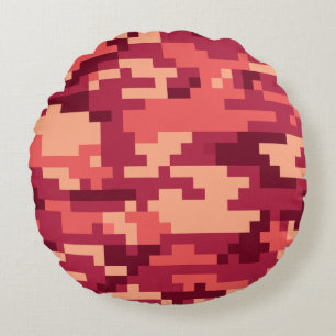 COUSSINS RONDS CAMO NUMÉRIQUE DÉSERT MARTIAN / CAMOUFLAGE